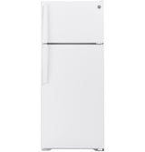 GE 17.5 Top Mount Refrigerator, White - GTS18HGNRWW