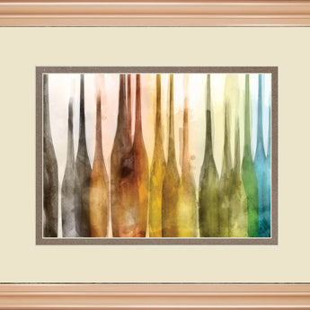 In Milan By Christine Soccio - Framed Print Wall Art - Bronze