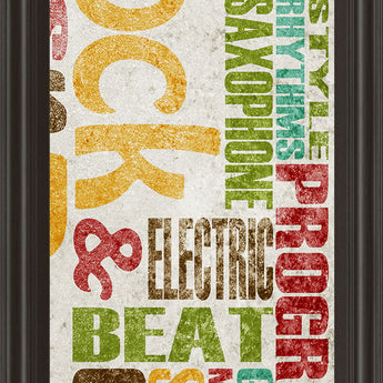 Rock & Roll By Sd Graphics Studio - Green