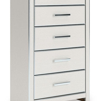 Zuraleus - Five Drawer Chest - White