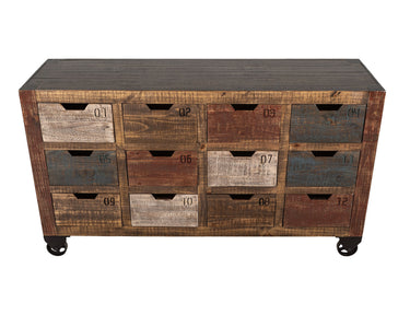 Urban Multidrawer Console Multicolor - detail