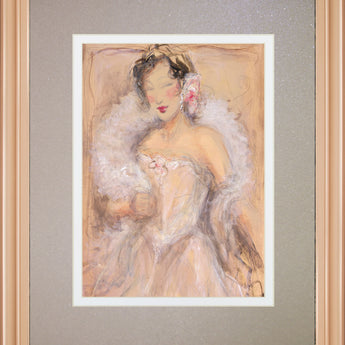 Stole My Heart I By Dupre - Framed Print Wall Art - Pink