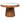 Ortega - Round Marble Top Wood Dining Table - Natural