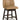 Neymorton - Dark Grayish Brown - Upholstered Swivel Faux Leather Barstool (Set of 2)