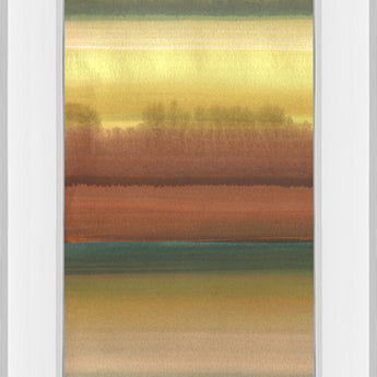 Ambient Sky I By John Butler - Mirror Framed Print Wall Art - Light Brown