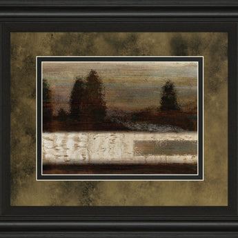 Quiet Forest By Roxi Gray - Framed Print Wall Art - Dark Brown