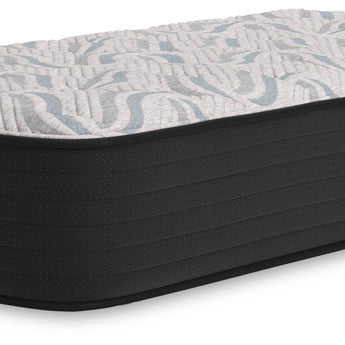 Elite Springs Plush - Twin Mattress - Gray / Blue