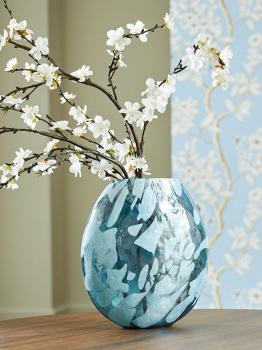 Cartshaw - Vase - 12" - Iridescent Teal