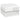 Elana - Mesa auxiliar rectangular de 1 estante - Blanco brillante