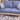 Half Moon Beach - Blue / Gray - Loveseat With Cushion