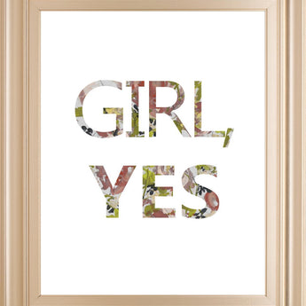 22x26 Empower Flowers IV By Jennifer Goldberger - Pink