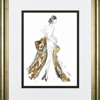 34x40 All That Glitters I By Tava Studios - White