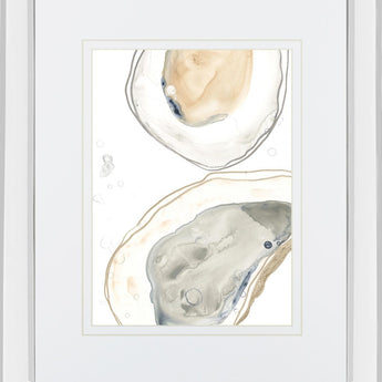 Ocean Oysters I By June Erica Vess - Gray