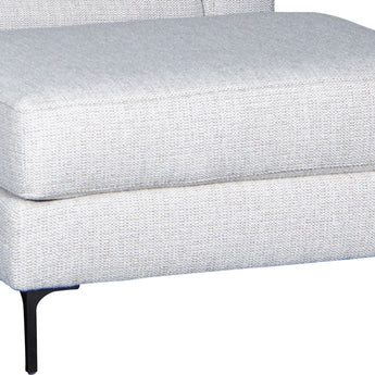 Mayo 1731 Series Fabric Ottoman with Metal Legs