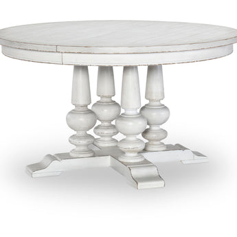 Cottage Park - Complete Round Table - White