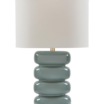 Clayard - Ceramic Table Lamp - Gray Blue