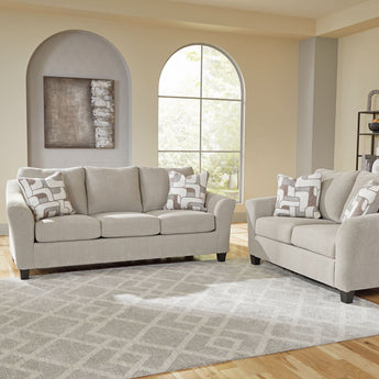 Willarae - 2 Pc. - Sofa, Loveseat - Taupe