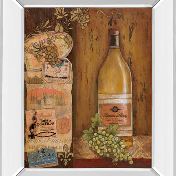 Vintage By Tava Studio - Mirror Framed Print Wall Art - Light Brown / Beige
