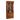 Huntington - Gabinete con puerta de vidrio - Pecan vintage antiguo
