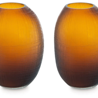 Embersen - Vase (Set of 2) 11" - Amber