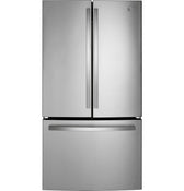 GE 27.0 French Door Refrigerator, FP Resisitant S.S. - GNE27JYMFS