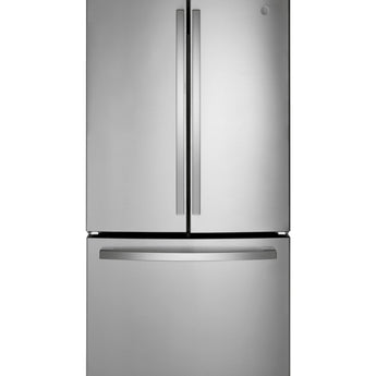 GE 21.9 French Door Refrigerator, Counter-Depth S.S - GWE22JYMFS
