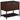 Zimmerlee - 2-Drawer Side Table with Shelf - Rust Brown