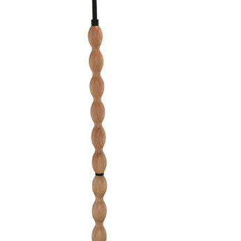 Corinwell - Wood Floor Lamp - Brown / Black