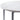 Marsden - Side Table with Polished Stainless Steel Base - White / Silver
