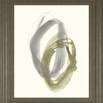 22x26 Neutral Rounds II By Jennifer Goldberger - Dark Gray