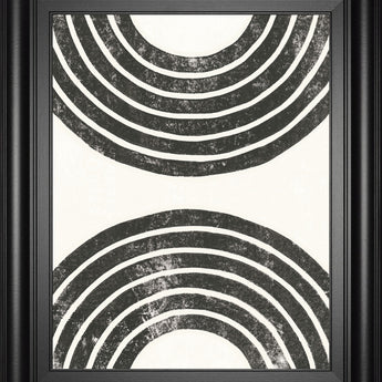 Over The Rainbow BW I By Moira Hershey - Framed Print Wall Art - Black