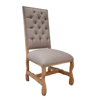 Marquez Chair Tufted Backrest (Set of 2) Two Tone Light Brown - Chair Sets at Quality Home Furniture Mesquite