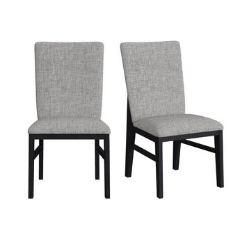 Marlene - Silla de comedor auxiliar (juego de 2) - Gris