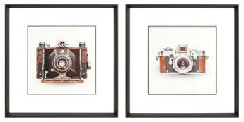 Dirkgrove - Wall Art Set (Set of 2) - Black / White / Brown