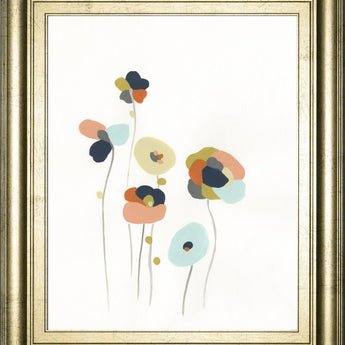 22x26 Modular Bouquet II By June Erica Vess - White