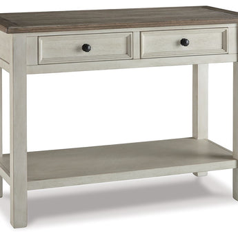 Bolanburg - Sofa Table - White / Brown / Beige