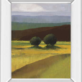 Field Of Light By Judith D'agostino - Mirror Framed Print Wall Art - Green