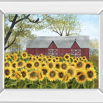 Sunshine By Billy Jacobs - Mirror Framed Print Wall Art - Yellow