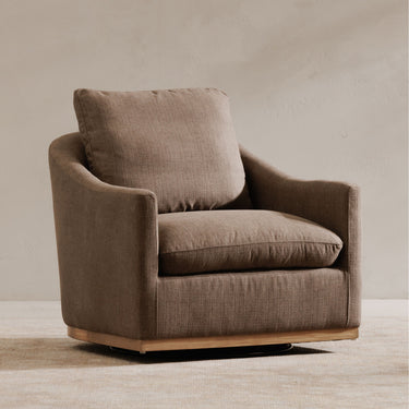 Linden - Silla giratoria - Taupe suave