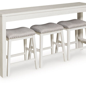 Robbinsdale - Rectangular Dining Room Counter Table Set (Set of 4) - Antique White