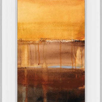 Autumn Glows Il By Lanie Loreth - Mirror Framed Print Wall Art - Orange
