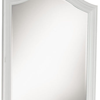 Madison - Arched Mirror - Natural White Painted Finish