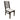 Black Balam - Upholstered Seat Wooden Chair (Set of 2) - Oil Black