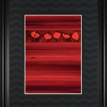 Red Passion By Holman - Framed Print Wall Art - Red