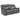 Conrad - Upholstered Padded Arm Glider Loveseat - Gray
