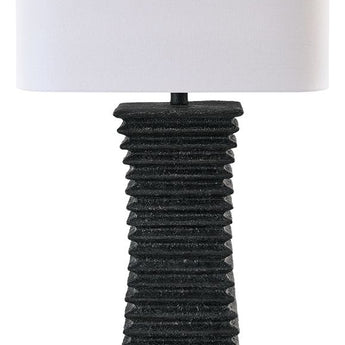 Golzar - Poly Table Lamp - Black