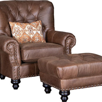 Mayo 9310 Series Upholstered Chair with Tufted Back - Leather