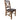 Loft Brown - Silla de madera con asiento tapizado (juego de 2) - Bicolor gris/marrón