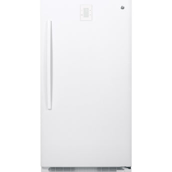 GE 17.3 Upright Freezer, White - FUF17DLRWW
