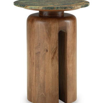 Caplow - Accent Table - Brown / Green